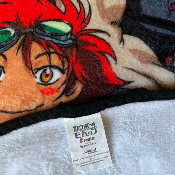Cowboy Bebop Group CB Sessions Lightweight Ultra Soft Vibrant Throw 42”X60” EUC